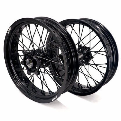 KKE 17Inch Supermoto Rims For KTM SX SX-F XC-F XC EXC EXC-F 2003-2025 Black