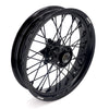 KKE 3.5*17'' & 4.25*17'' Supermoto Wheels Rims Fit STARK VARG MX EX Electric Dirt Bike All Black