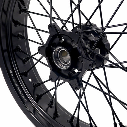 KKE 17Inch Supermoto Rims For KTM SX SX-F XC-F XC EXC EXC-F 2003-2025 Black