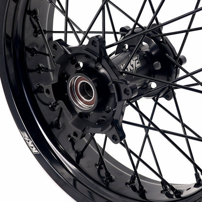 KKE 17Inch Supermoto Rims For KTM SX SX-F XC-F XC EXC EXC-F 2003-2025 Black