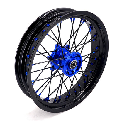 KKE 3.5/4.25*17" Supermoto Wheels Rims For YAMAHA WR250F 2001-2019 WR450F 2003-2018