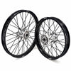 KKE 21/18 New Generation Cast Hub Billet Wheels Fit For KTM EXC XC-W XCF-W EXC-F 2003-2025 Black Spokes