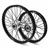 KKE 21/18 New Generation Cast Hub Billet Wheels Fit For KTM EXC XC-W XCF-W EXC-F 2003-2025 Black Spokes