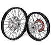 KKE 21/18 New Generation Cast Hub Billet Wheels Fit For KTM EXC XC-W XCF-W EXC-F 2003-2025 Black Spokes