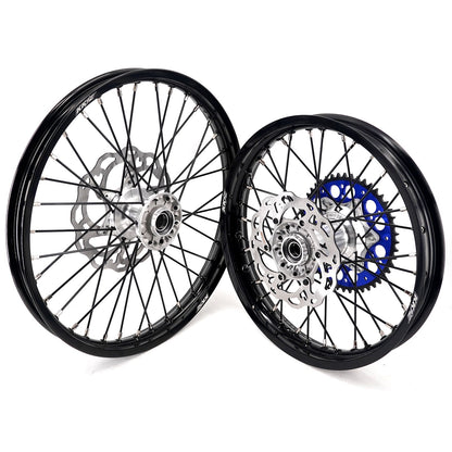 KKE 21/18 New Generation Cast Hub Billet Wheels Fit For KTM EXC XC-W XCF-W EXC-F 2003-2025 Black Spokes
