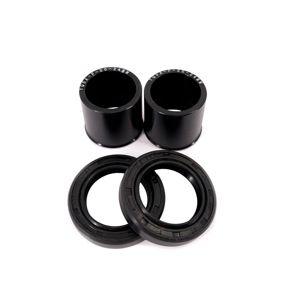 KKE Replacement Front Billet Bushing Spacers Kit Fit Surron Ultra Bee 2023-2025 Black