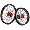 KKE 21" 18" Cast Enduro Wheels For KTM EXC EXC-F EXC-E 2003-2025 Black Spokes