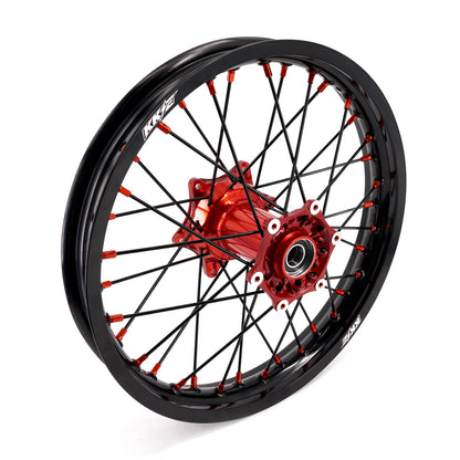 KKE 21" 18" Cast Enduro Wheels For KTM EXC EXC-F EXC-E 2003-2025 Black Spokes