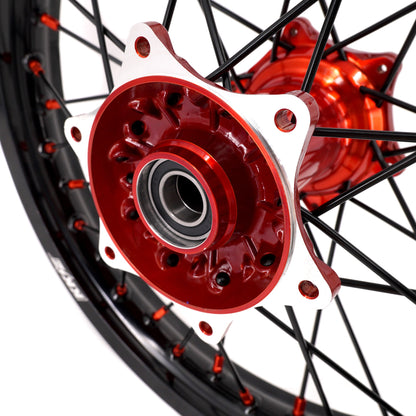 KKE 21" 18" Cast Enduro Wheels For KTM EXC EXC-F EXC-E 2003-2025 Black Spokes