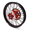 KKE 21" 18" Cast Enduro Wheels For KTM EXC EXC-F EXC-E 2003-2025 Black Spokes