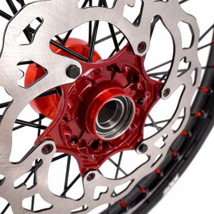 KKE 21" 18" Cast Enduro Wheels For KTM EXC EXC-F EXC-E 2003-2025 Black Spokes