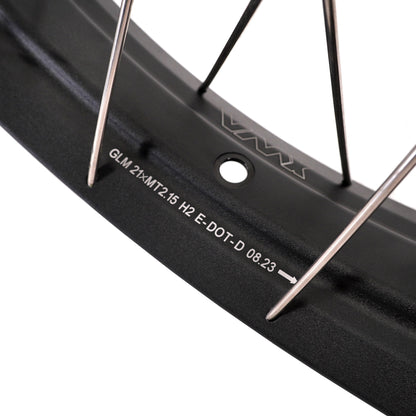 VMX-Racing 21" 18" Tubeless Wheels Fit Yamaha Tenere 700 2019-2026 Spoke Rims