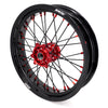 KKE 17inch Supermoto Wheels fit HONDA CRF250R 04-13 CRF450R 02-12 Black Spoke