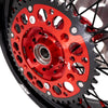 KKE 17inch Supermoto Wheels fit HONDA CRF250R 04-13 CRF450R 02-12 Black Spoke