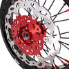 KKE 17inch Supermoto Wheels fit HONDA CRF250R 04-13 CRF450R 02-12 Black Spoke
