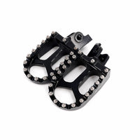 KKE Footpegs Billet Foot Rest For Rawrr Mantis, Mantis X, Red and Black (Collective)