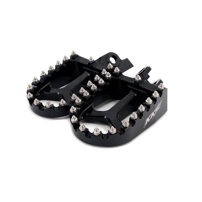 KKE Footpegs Billet Foot Rest For Rawrr Mantis, Mantis X, Red and Black (Collective)