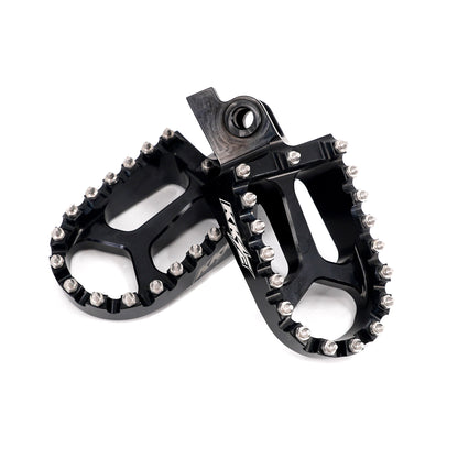 KKE Footpegs Billet Foot Rest For Rawrr Mantis, Mantis X, Red and Black (Collective)