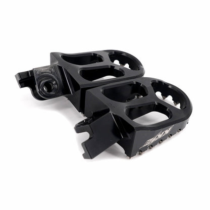 KKE Footpegs Billet Foot Rest For Rawrr Mantis, Mantis X, Red and Black (Collective)