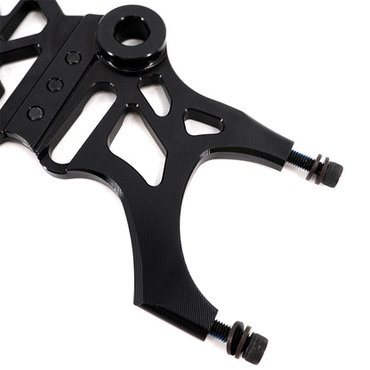 KKE Aluminum Rear Brake Disc Guard Fit Rawrr Mantis, Mantis X Red and Black (Collective)