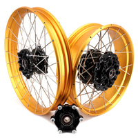 VMX-Racing 21" 18" Tubeless Wheels Fit Yamaha Tenere 700 2019-2026 Gold Rim