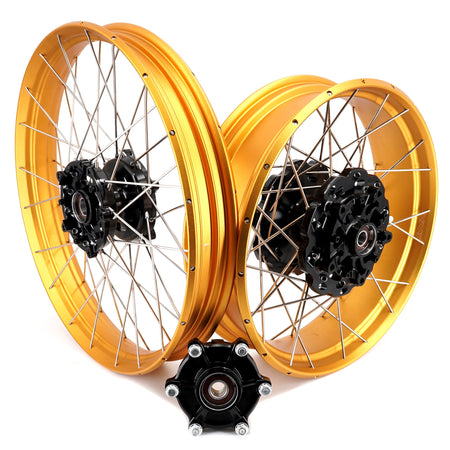 VMX-Racing 21" 18" Tubeless Wheels Fit Yamaha Tenere 700 2019-2026 Gold Rim