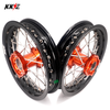 KKE 10/10 Small Kid's Wheels For KTM SX50 2014-2023 Mini Dirtbikes Orange Hub