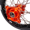KKE 10/10 Small Kid's Wheels For KTM SX50 2014-2023 Mini Dirtbikes Orange Hub