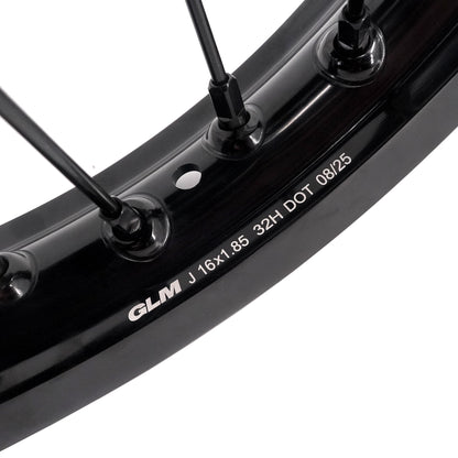 KKE 19/16 Factory Size Kids Big Wheels Rims Fit KTM SX 85 2021-2024 All Black