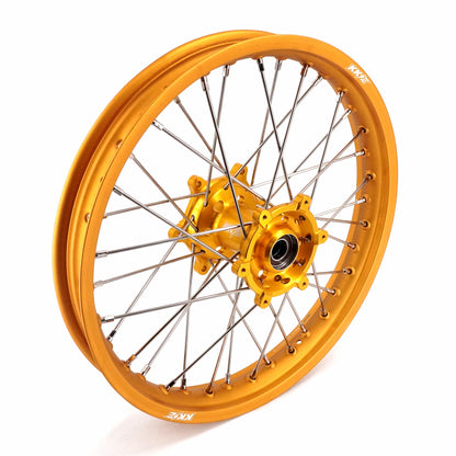 KKE 21 & 19 GLM Gold Wheels for SUZUKI RM125 RM250 1996-2000