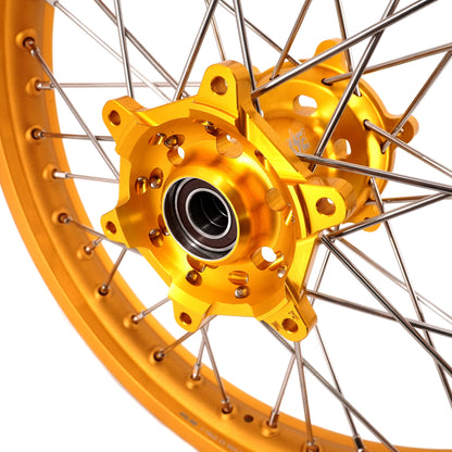 KKE 21 & 19 GLM Gold Wheels for SUZUKI RM125 RM250 1996-2000
