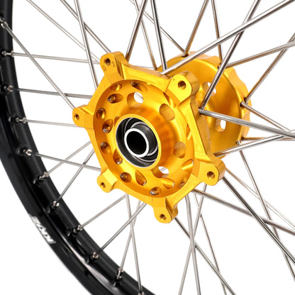 KKE 21" 18" Enduro Spoked Wheels Rims For SUZUKI DRZ400 DRZ400E DRZ400S