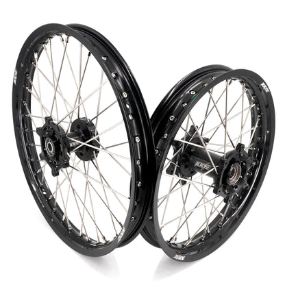 KKE 21/18 Enduro Off Road Wheels Rim Fit For SUZUKI DRZ400SM 2005-2024 Black Hub