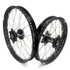 KKE 21/18 Enduro Dirtbike Wheel Rim For SUZUKI DRZ400 DRZ400S DRZ400E Black Hub & Rim