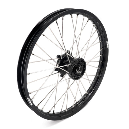 KKE 21/18 Enduro Dirtbike Wheel Rim For SUZUKI DRZ400 DRZ400S DRZ400E Black Hub & Rim