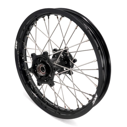KKE 21/18 Enduro Off Road Wheels Rim Fit For SUZUKI DRZ400SM 2005-2024 Black Hub
