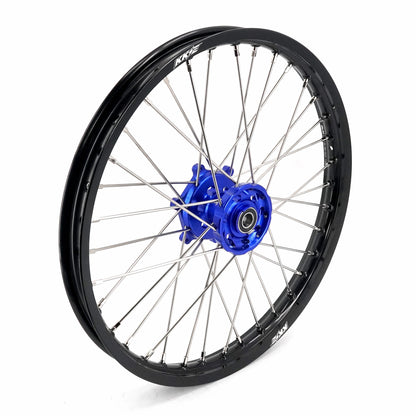 KKE 21 & 18 Enduro Wheels for YAMAHA WR250F 2001-2016 WR450F 2003-2015 Blue&Black 250mm Disc