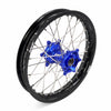 KKE 21 & 18 Enduro Wheels for YAMAHA WR250F 2001-2016 WR450F 2003-2015 Blue&Black 250mm Disc