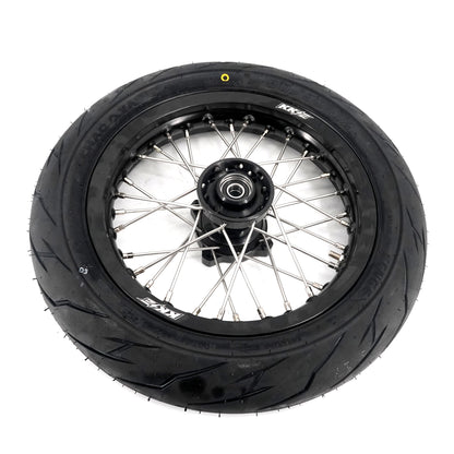 KKE 1.85*12’‘ & 2.15*12’‘ E-Bike Mini Wheels Kit with Tires Fit For Rawrr Mantis X 2024-2025 Black
