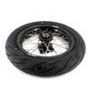 KKE 1.85*12’‘ & 2.15*12’‘ E-Bike Mini Wheels Kit with Tires Fit For Rawrr Mantis X 2024-2025 Black