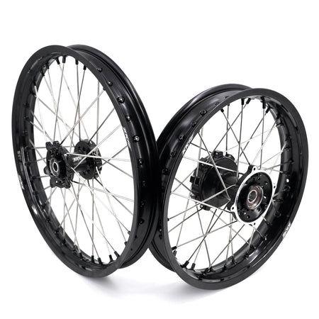 KKE 1.85*21 & 2.5*18 Tubed Spoke Wheels Rims Fit KOVE 450 Rally/MX450 2022-2025/ 450 Enduro Re 2023-2025 Black Nipples