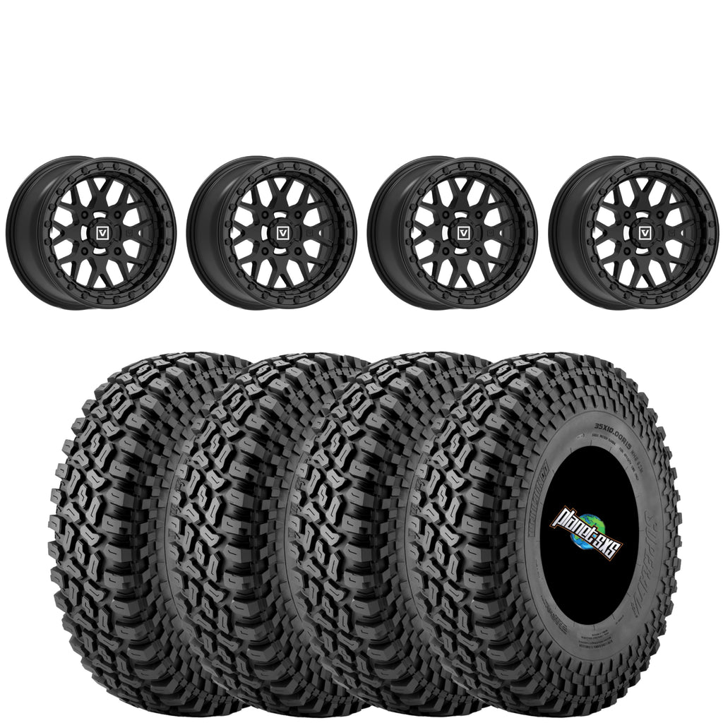 Valor Offroad V07 SATIN BLACK beadlock on Super ATV Incursion A/T
