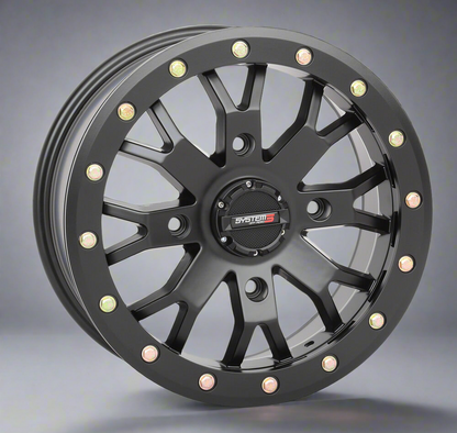 System 3 SB4 Beadlock Wheel – 14" & 15" in Matte Black or Bronze | Fits UTVs with 4x137 & 4x156 Bolt Patterns