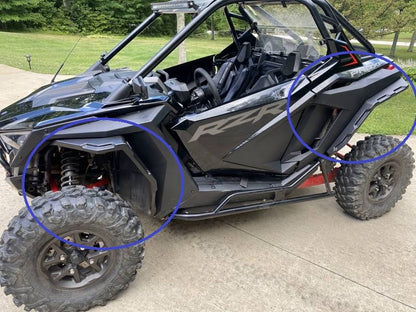 14200 EMP RZR PRO XP and Turbo R Fender Flare Set (front and rear)