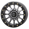 Maxxis Roxxzilla Tires + Frontline 223 Gray Beadlock-Style Wheels (Mounted Kit) – Set of 4 | 4/137