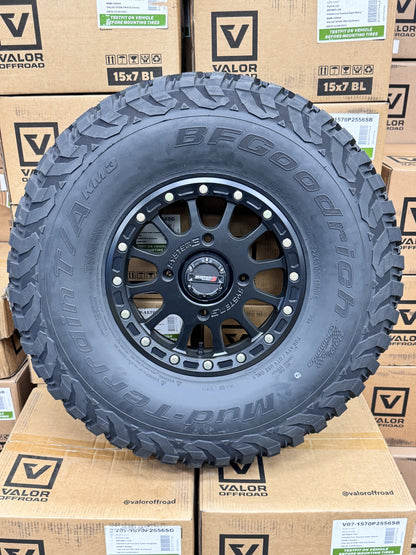 System 3 SB5 Beadlocks + BFGoodrich KM3 Tires (Mounted UTV Kit) | PlanetSXS