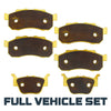 Honda Pioneer 700/520/500 2014-2026 Brass Brake Pad Set
