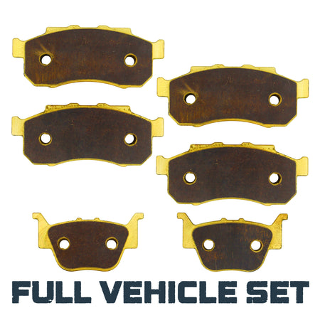 Honda Pioneer 700/520/500 2014-2026 Brass Brake Pad Set