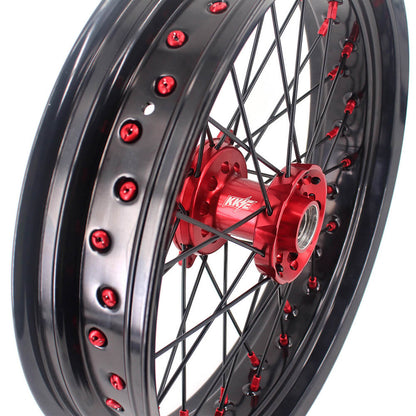 KKE 17 Inch Supermoto Wheels Fit for Honda CRF450L 2019-2021 CRF250R CRF450R 2025