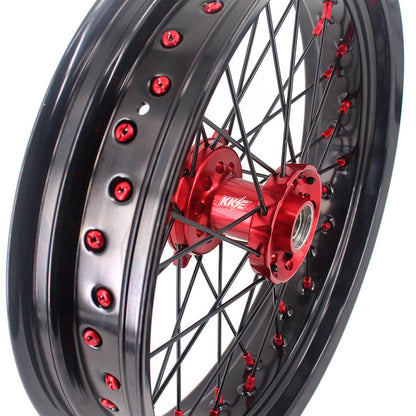 KKE 17 Inch Supermoto Wheels Fit for Honda CRF450L 2019-2021 CRF250R CRF450R 2025